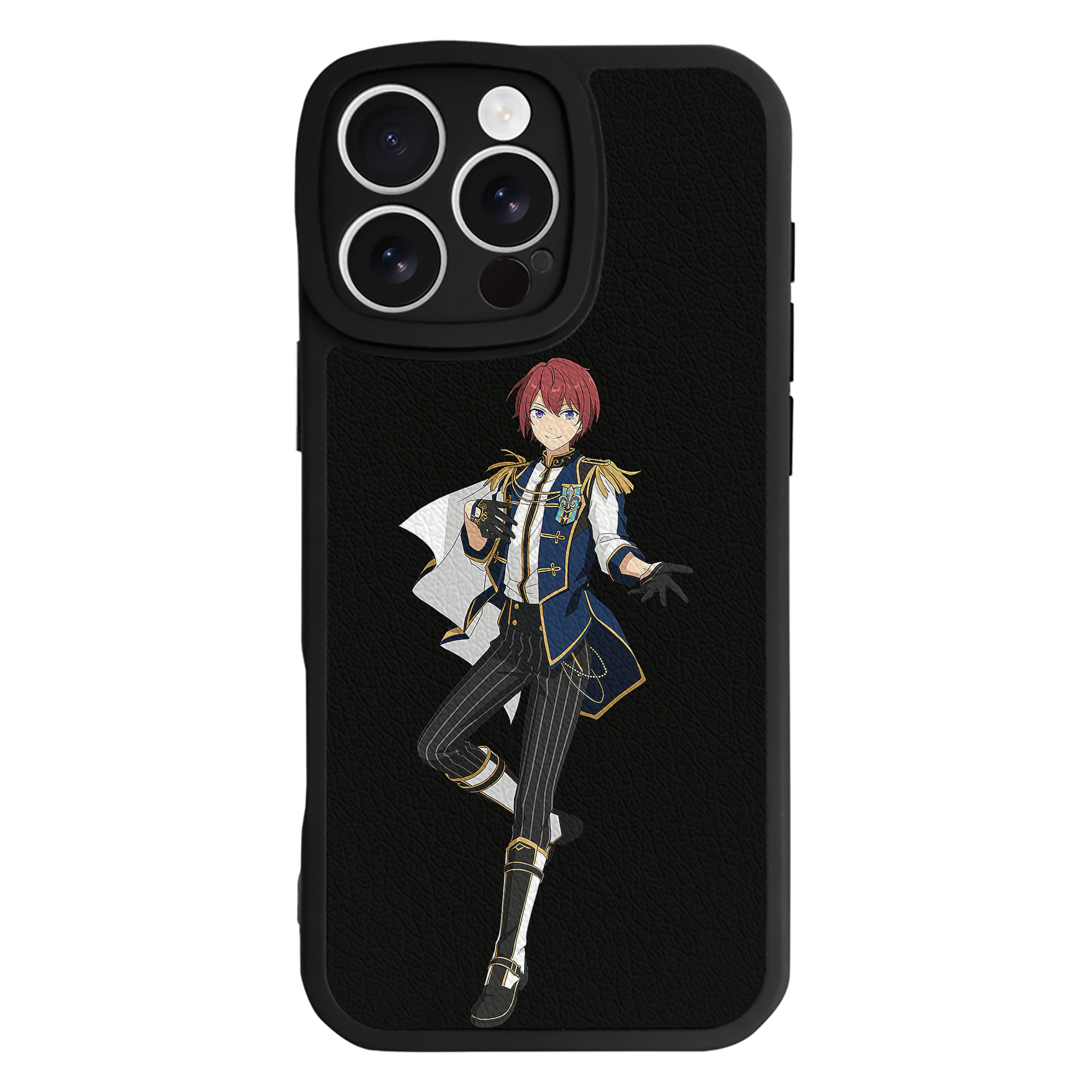 （画像用） あんさんぶるスターズ! Ensemble Stars 【iPhone 16シリーズ対応】シリコンスマホケース（レザー調） 材質：シリコン